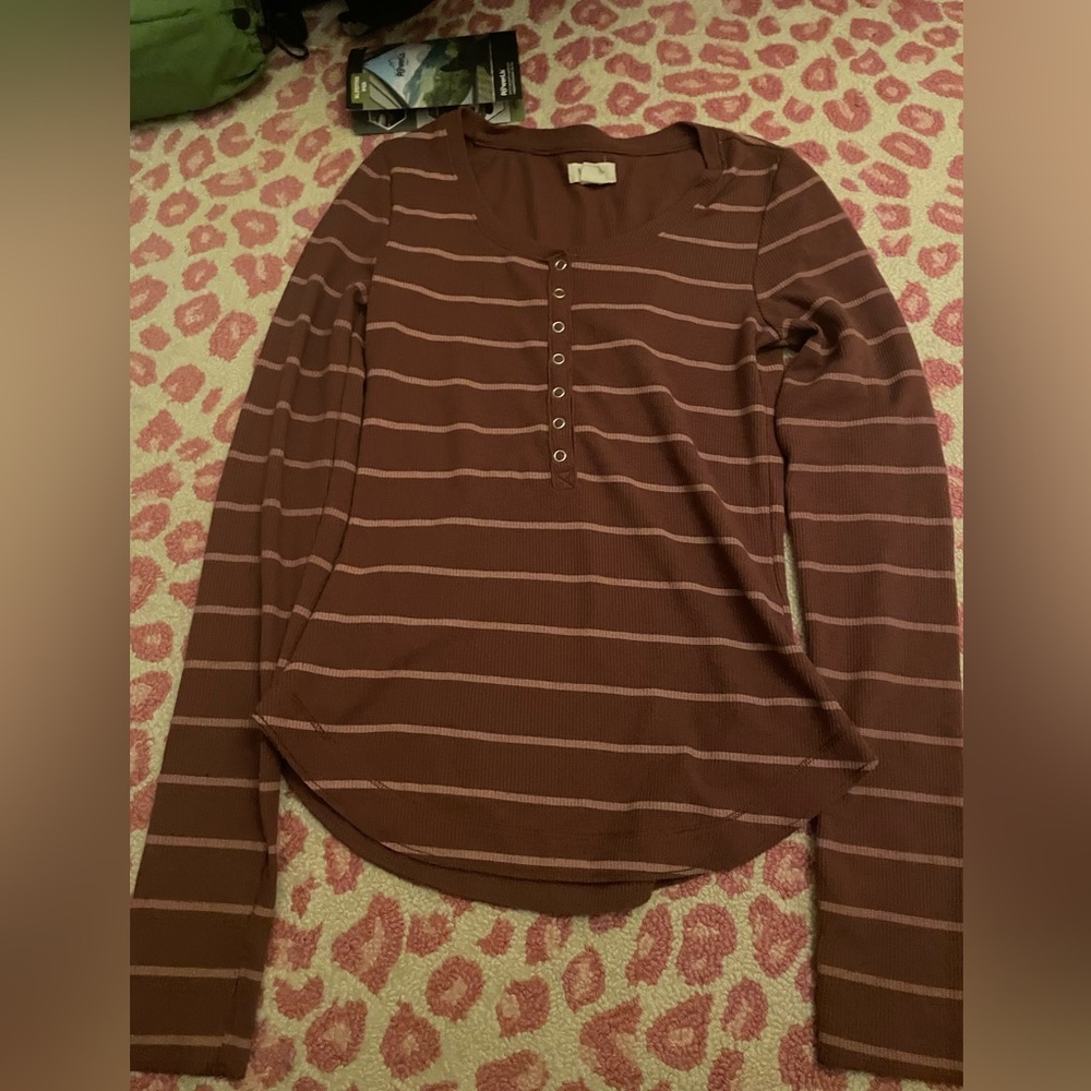 UpWest Womens Waffle button up shirt